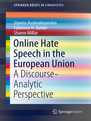 cover image of Online Hate Speech in the European Union
